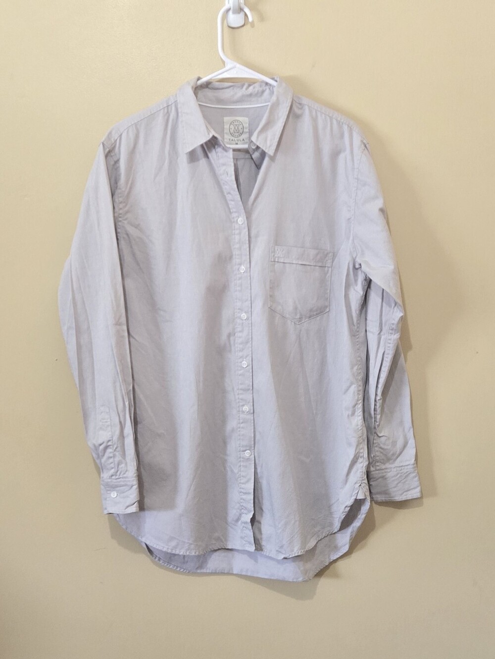 Talula Oxford Oversized Cotton Button Down Shirt